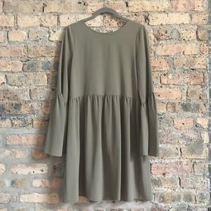 Worn 1 Time! Sage green bell-sleeve tunic